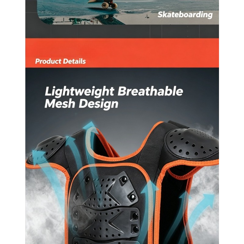 Protector de Espalda y Pecho p - Youth Cycling Gear reseña y precio