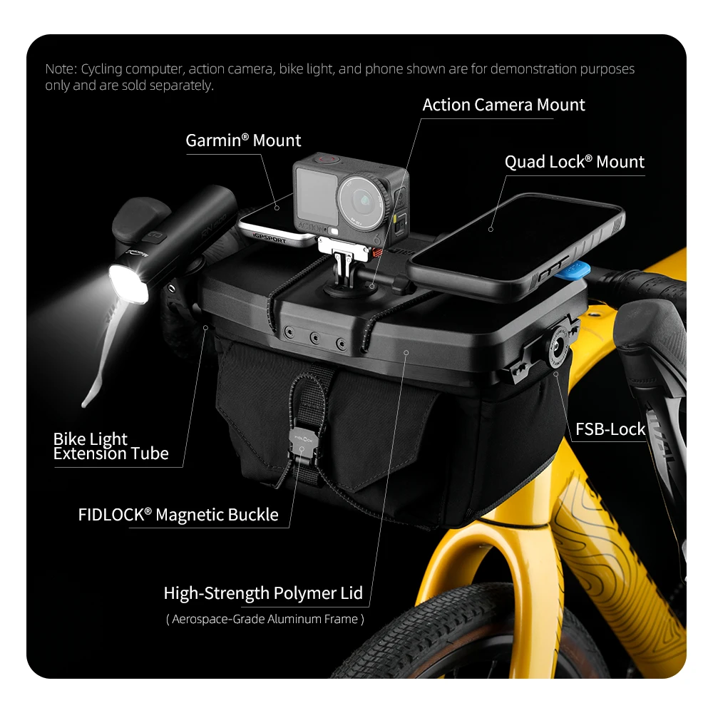 Bolsa Frontal para Manillar de - Cycling Gear Backpack reseña y precio