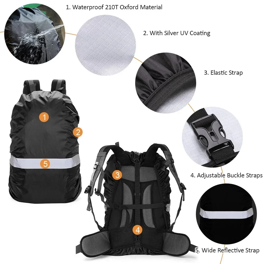 Mochila impermeable cubierta p - Cycling Gear Backpack reseña y precio